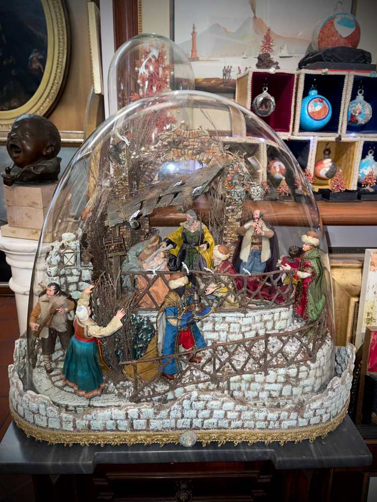 Presepe in vetro di Antonio Marciano.