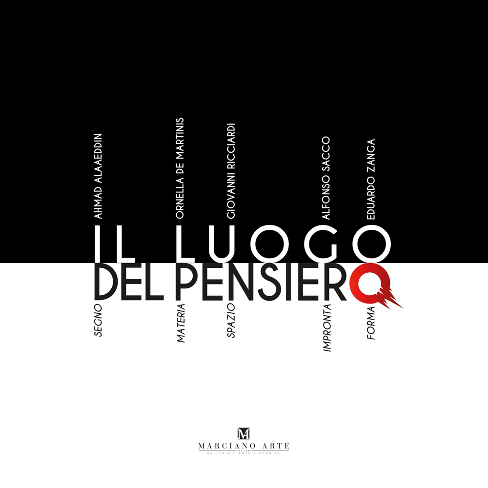 Titolo della mostra Il luogo del pensiero